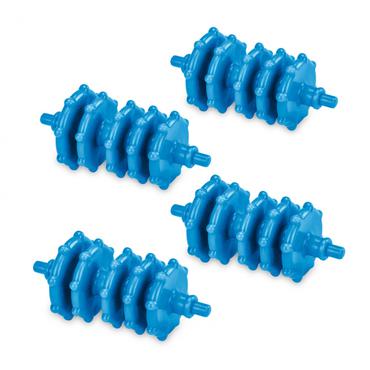 MPM MMS-01 massageapparat Fod Bl&aring;, Hvid