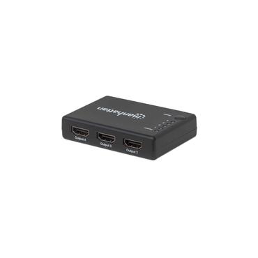 Manhattan 207706 video-splitter HDMI 4x HDMI