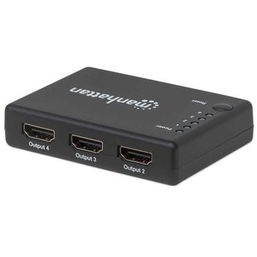 Manhattan 207706 video-splitter HDMI 4x HDMI