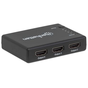 Manhattan 207706 video-splitter HDMI 4x HDMI