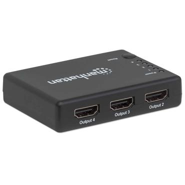 Manhattan 207706 video-splitter HDMI 4x HDMI