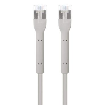 INTELLINET Patchkabel Flexi Cat6a F/FTP 1m 10G Kupfer grau