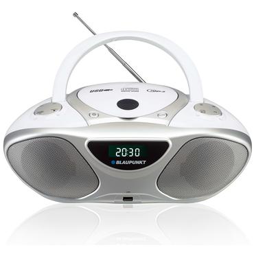 Blaupunkt BB14WH CD-afspiller Cd-optager Sølv, Hvid
