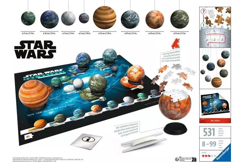 Ravensburger 11577 puslespil 3D puslespil 531 stk Andet