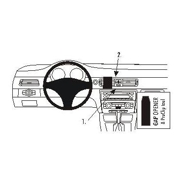 Brodit ProClip Center mount - montering för mobiltelefon