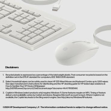 HP 225 - tastatur og mus-sæt - UK