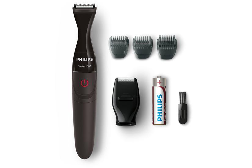 Philips Multigroom Series 1000 MG1100 - trimmer - röd/svart