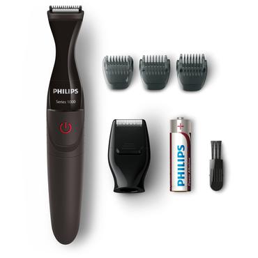 Philips Multigroom Series 1000 MG1100 - trimmer - röd/svart