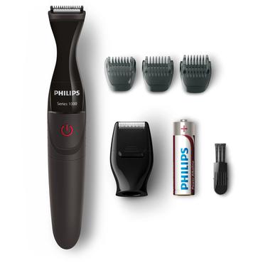 Philips Multigroom Series 1000 MG1100 - trimmer - röd/svart