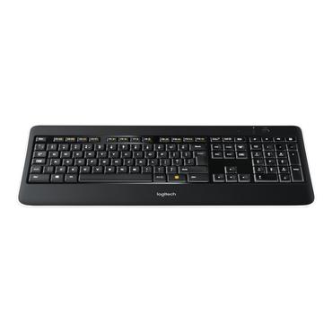 Logitech Wireless Illuminated Keyboard K800 - tastatur - belgisk