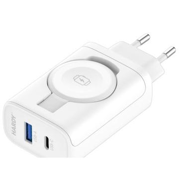 3MK HARDY Charger Smartphone, SmartWatch, Tablet Hvid Vekselstrøm Trådløs opladning Hurtig opladning Indendørs