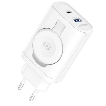 3MK HARDY Charger Smartphone, SmartWatch, Tablet Hvid Vekselstrøm Trådløs opladning Hurtig opladning Indendørs