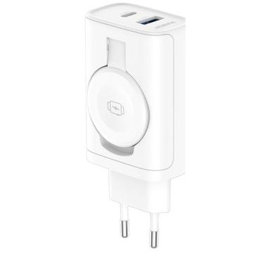 3MK HARDY Charger Smartphone, SmartWatch, Tablet Hvid Vekselstrøm Trådløs opladning Hurtig opladning Indendørs