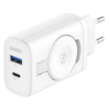 3MK HARDY Charger Smartphone, SmartWatch, Tablet Hvid Vekselstrøm Trådløs opladning Hurtig opladning Indendørs