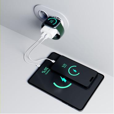 3MK HARDY Charger Smartphone, SmartWatch, Tablet Hvid Vekselstrøm Trådløs opladning Hurtig opladning Indendørs