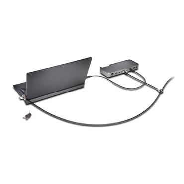 Kensington N17 Keyed Dual Head Laptop Lock for Wedge-Shaped Slots
