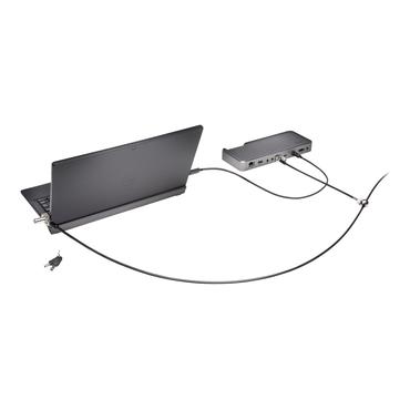 Kensington N17 Keyed Dual Head Laptop Lock for Wedge-Shaped Slots