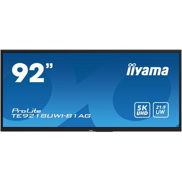 iiyama ProLite TE9218UWI-B1AG 92" Klass (91.5" visbar) LED-bakgrundsbelyst LCD-skärm