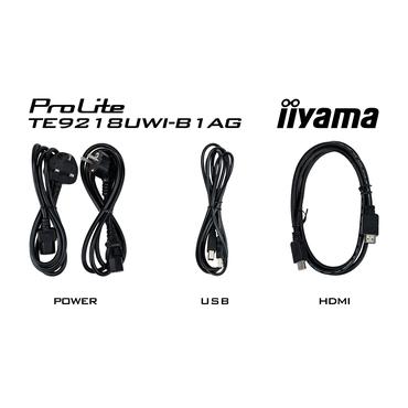 iiyama ProLite TE9218UWI-B1AG 92" Klass (91.5" visbar) LED-bakgrundsbelyst LCD-skärm