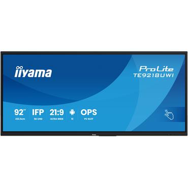 iiyama ProLite TE9218UWI-B1AG 92" Klass (91.5" visbar) LED-bakgrundsbelyst LCD-skärm