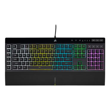 CORSAIR Gaming K55 RGB PRO - tangentbord - USA, internationellt - svart Inmatningsenhet