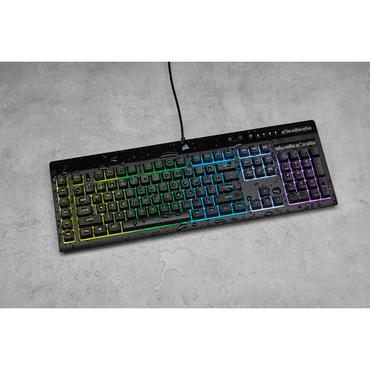 CORSAIR Gaming K55 RGB PRO - tangentbord - USA, internationellt - svart Inmatningsenhet