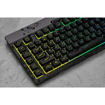 CORSAIR Gaming K55 RGB PRO - tangentbord - USA, internationellt - svart Inmatningsenhet