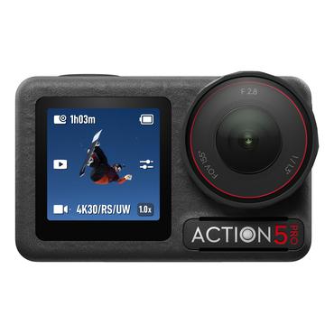 DJI Osmo Action 5 Pro - Adventure Combo - action-kamera - 4K / 120 fps - flash 64 GB - Wi-Fi, Bluetooth - undervands op til 20 m