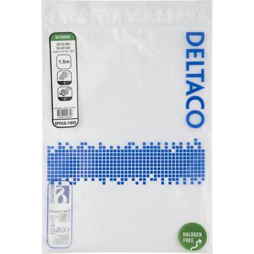 Deltaco LCSC-15-OM4 InfiniBand og fiberoptisk kabel 1,5 m 2x LC 2x SC Lyser&oslash;d