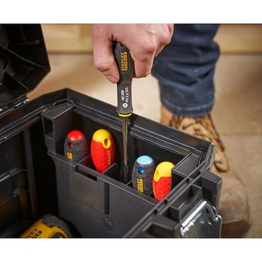 Stanley 1-95-615 værktøjskasse og kasse Metal, Plast Sort, Gul