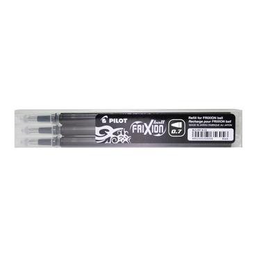 Pilot Refill Set 3x Frixion Black Schwarz (BLS-FR7-B-S3) (BLSFR7BS3)