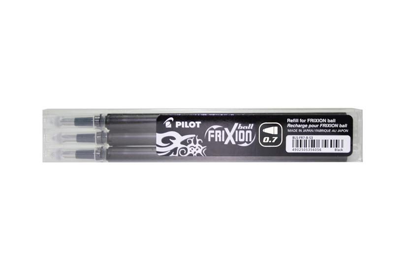 Pilot Refill Set 3x Frixion Black Schwarz (BLS-FR7-B-S3) (BLSFR7BS3)