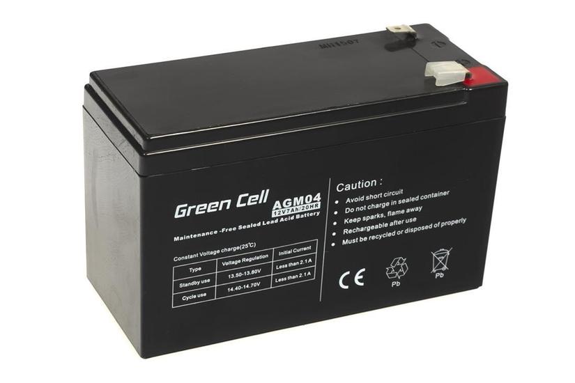 Green Cell - UPS-batteri - F&ouml;rseglat med blysyra (SLA) - 7 Ah