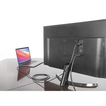 Manhattan 153607 videokabel adapter 2 m HDMI Type A (Standard) USB Type-C Sort, S&oslash;lv