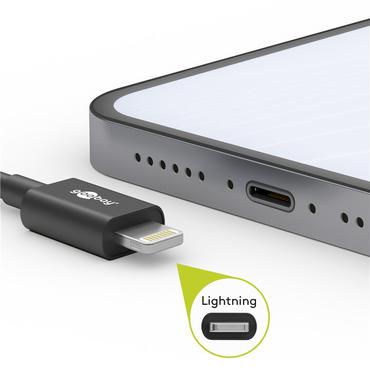 goobay Lightning-kabel - Lightning / USB 2.0 - 1 m