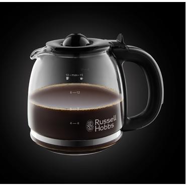 Russell Hobbs Victory 24030-56 - kaffemaskine - rustfrit stål med sorte accenter