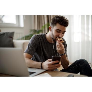 JVC HA-FR17UC - øreproptelefoner med mik. - USB-C