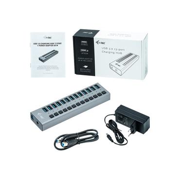 i-Tec USB 3.0 Charging HUB 13 port + Power Adapter 60 W