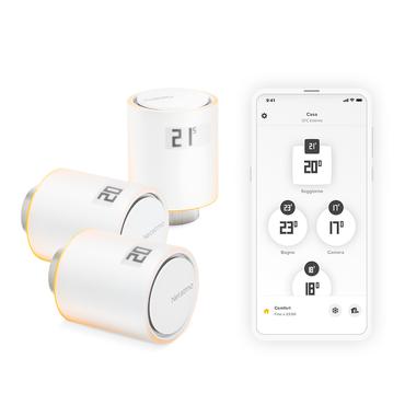 Netatmo Smart Radiator Valves - elementtermostat (paket om 3)