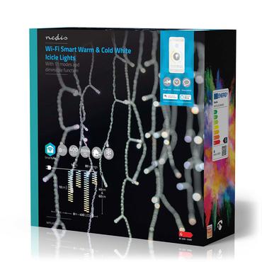 Nedis WIFILXC04W400 dekorativ belysning Dekorativ lyskæde Hvid 400 Lampe( r) LED 3,67 W G
