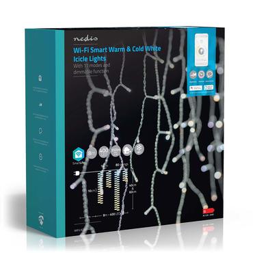 Nedis WIFILXC04W400 dekorativ belysning Dekorativ lyskæde Hvid 400 Lampe( r) LED 3,67 W G