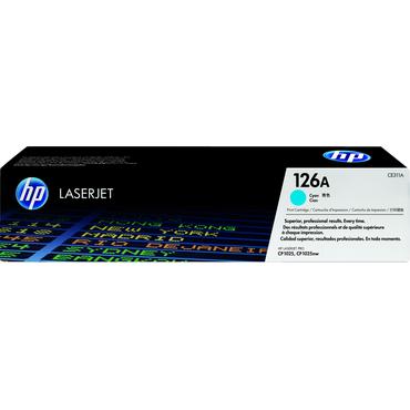 HP 126A - cyan - original - LaserJet - tonerkassett (CE311A)