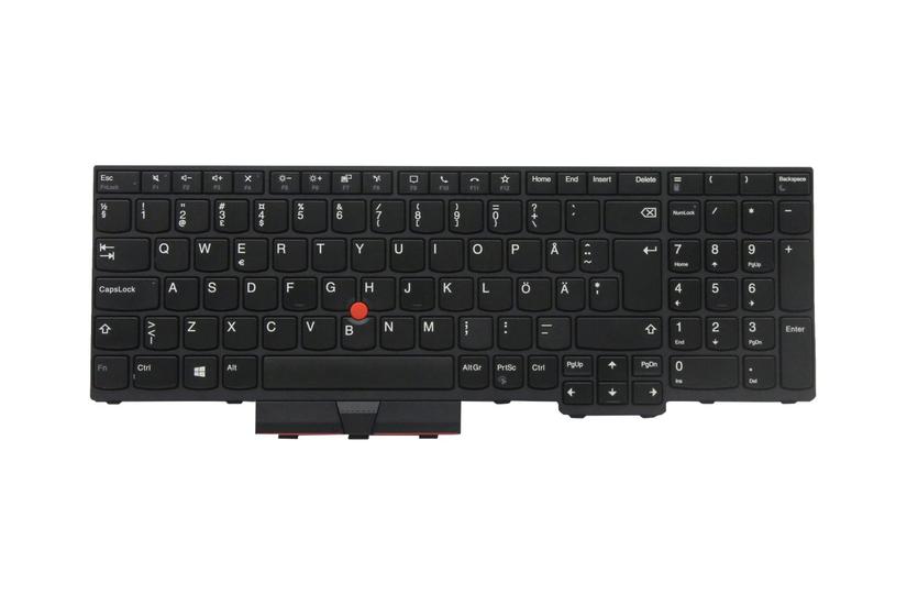 Chicony - notebooks udskiftningstastatur - svensk/finsk - sort Indgangsudstyr