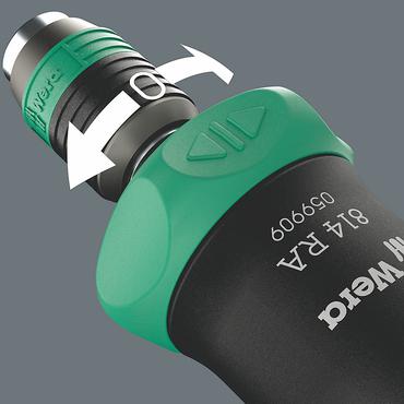 Wera Kraftform Kompakt Pistol RA-R 1, Ratsche m Bits 7teili