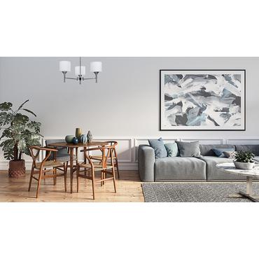 Activejet Klassisk lysekrone vedh&aelig;ng loftslampe MIRA Chrome 5xE27 til stuen