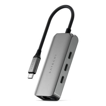 Satechi 4-in-1 - dockningsstation - USB-C 3.2 Gen 2 - 2.5GbE, 1GbE