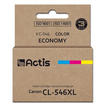 Actis KC-546 ink cartridge (Canon CL-546XL replacement; Supreme; 15 ml; 180 pages; red  blue  yellow).
