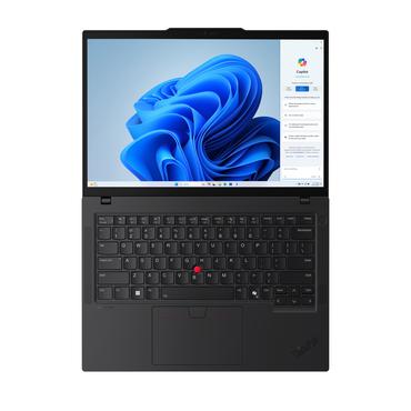 Lenovo ThinkPad T14 Gen 5 (Intel) Intel Core Ultra 7 155U Laptop 35,6 cm (14") WUXGA 32 GB DDR5-SDRAM 512 GB SSD Wi-Fi 6E (802.11ax) Windows 11 Pro Nordisk Sort
