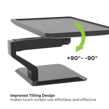 Techly ICA-LCD 35TS skærmbeslag og -stativer 81,3 cm (32") Skrivebord Sort