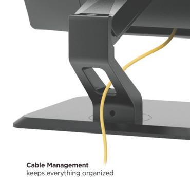 Techly ICA-LCD 35TS skærmbeslag og -stativer 81,3 cm (32") Skrivebord Sort